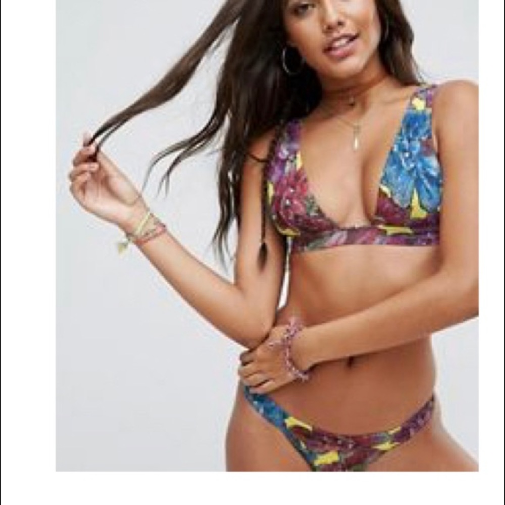 ASOS Flower bikini set